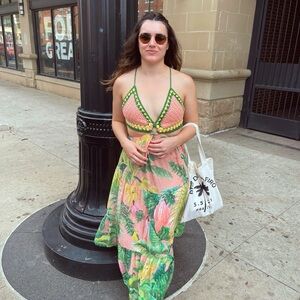 FARM Rio Pastel Floral Dress